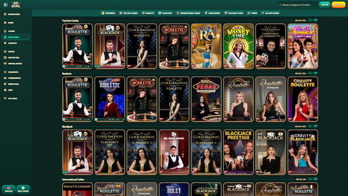 GoKong Casino GR Live Καζίνο