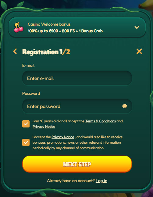 GoKong Casino GR Register