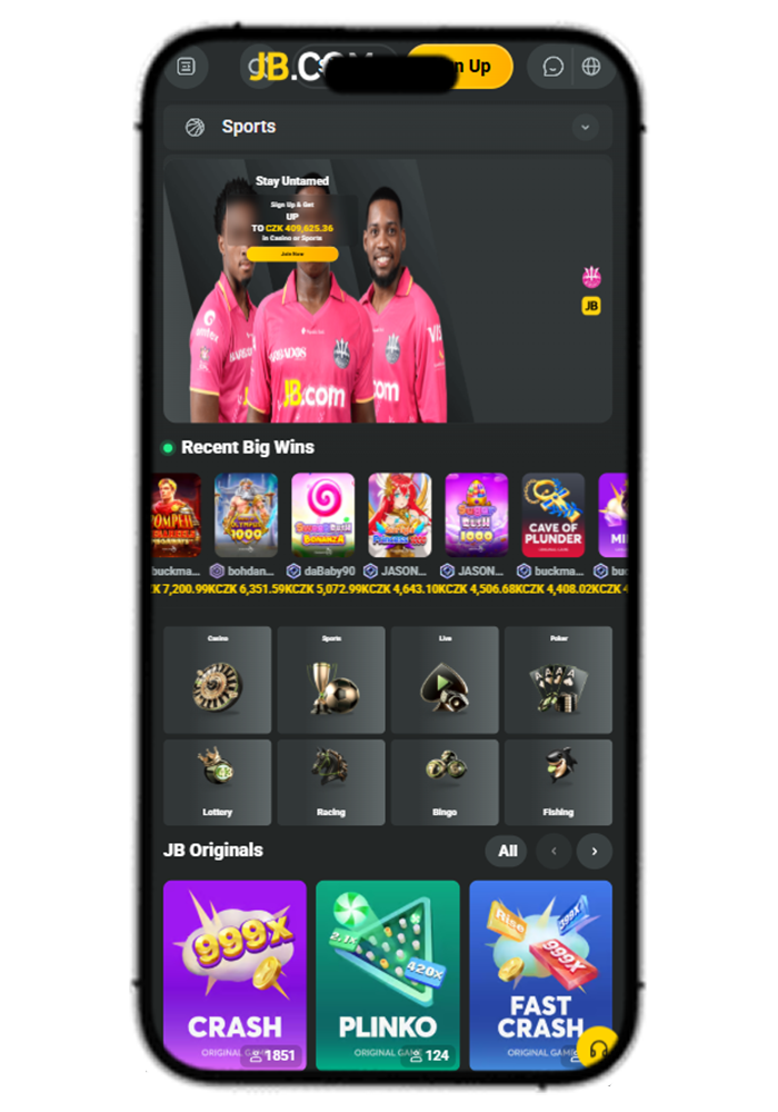 Προβολή 1Win Casino σε κινητό