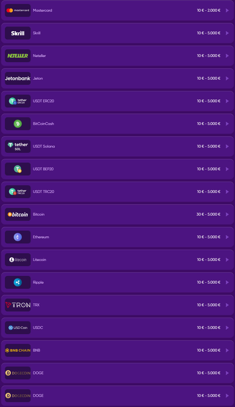 Kingmaker CasinoPayments