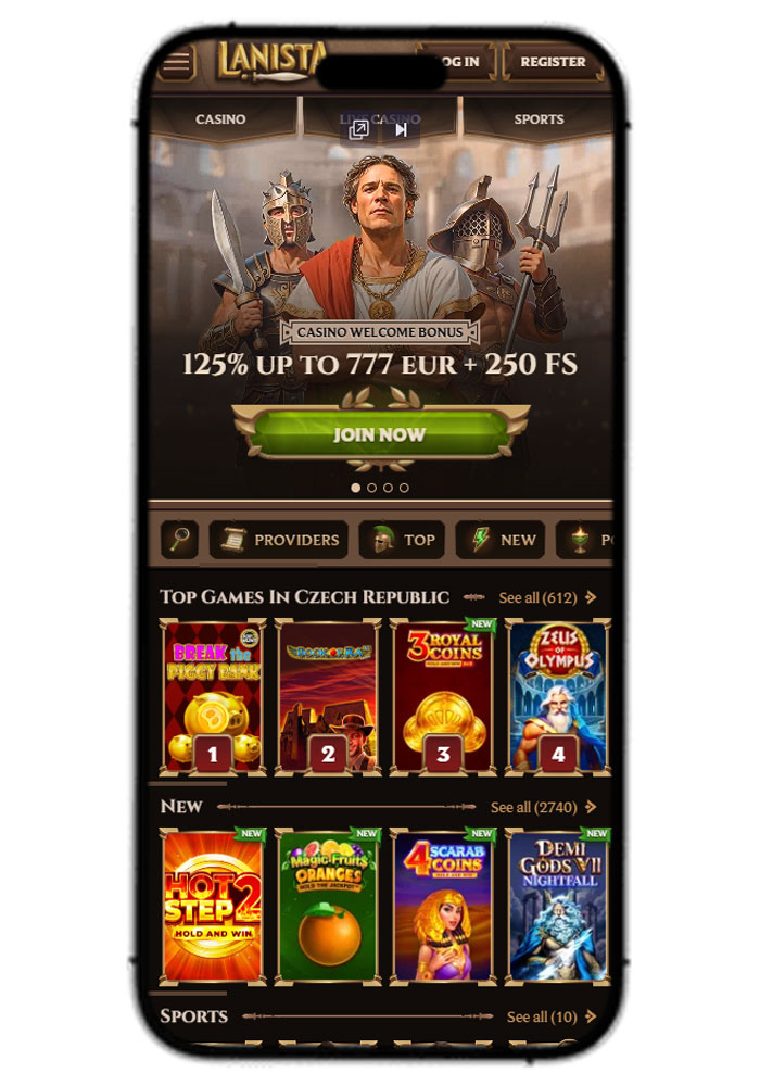 Lanista Casino EN Mobile