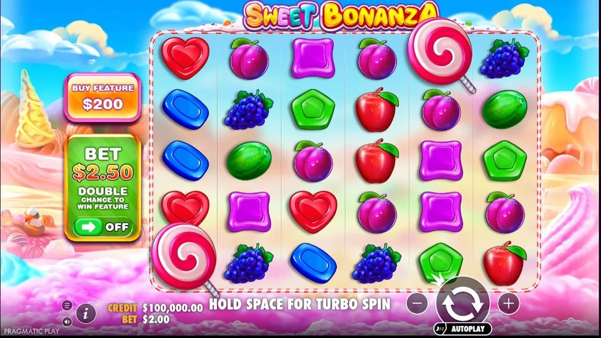 αρχική οθόνη sweet bonanza