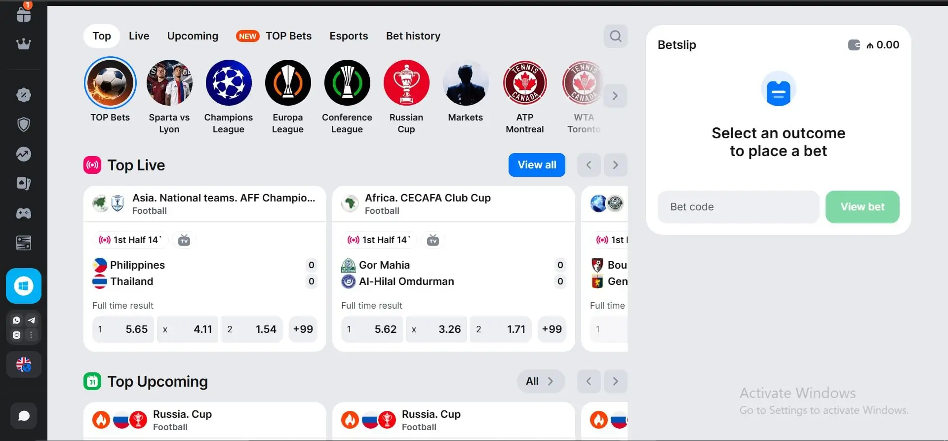 1win casino sports betting