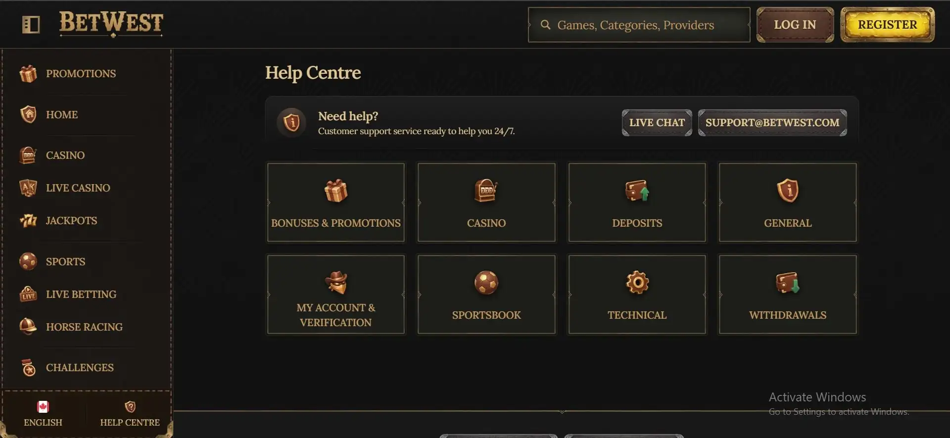 betwest-casino-helo-centre